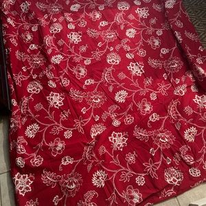 Full duvet cover with 1 sham